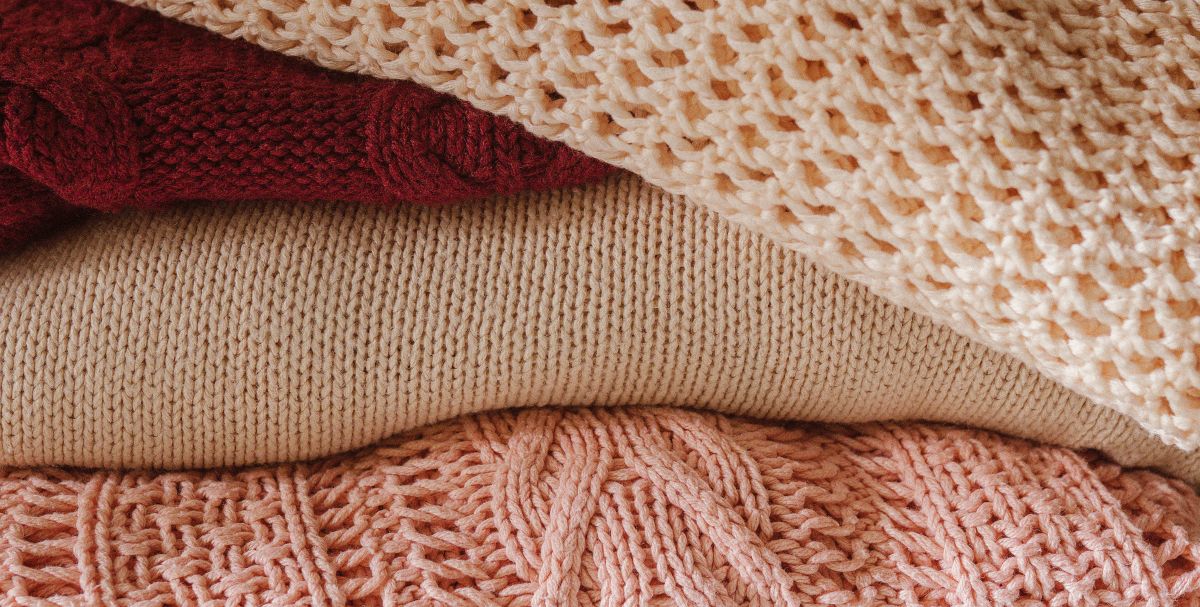 Verschiedene Arten von Textilien